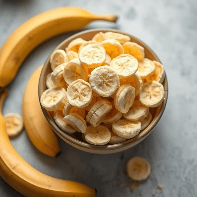 Freeze-Dried Bananas