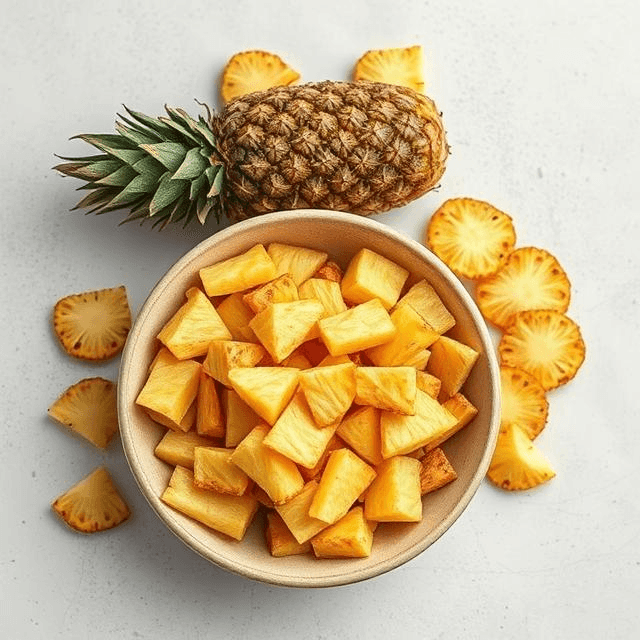 Freeze-dried pineapple